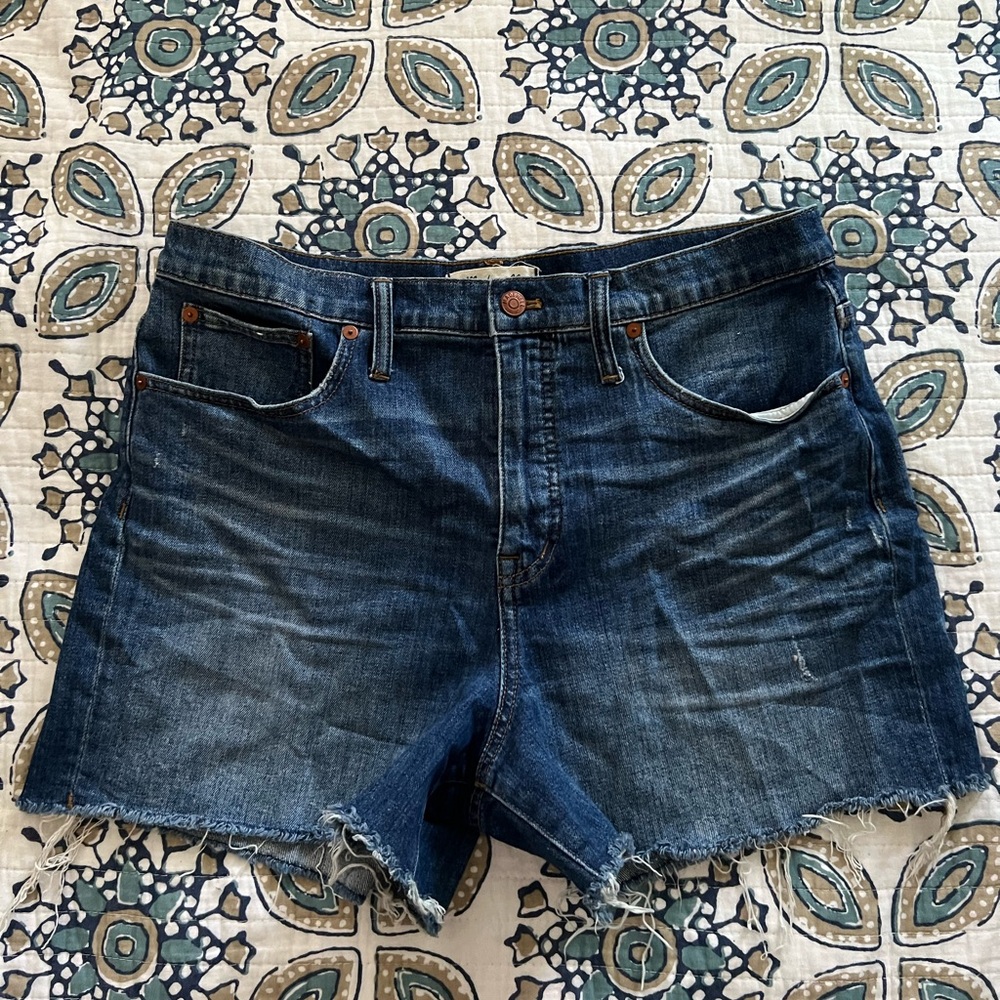 Madewell High Waist Denim Shorts